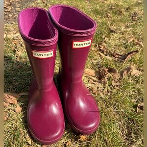 Hunter Girls Boots size 11